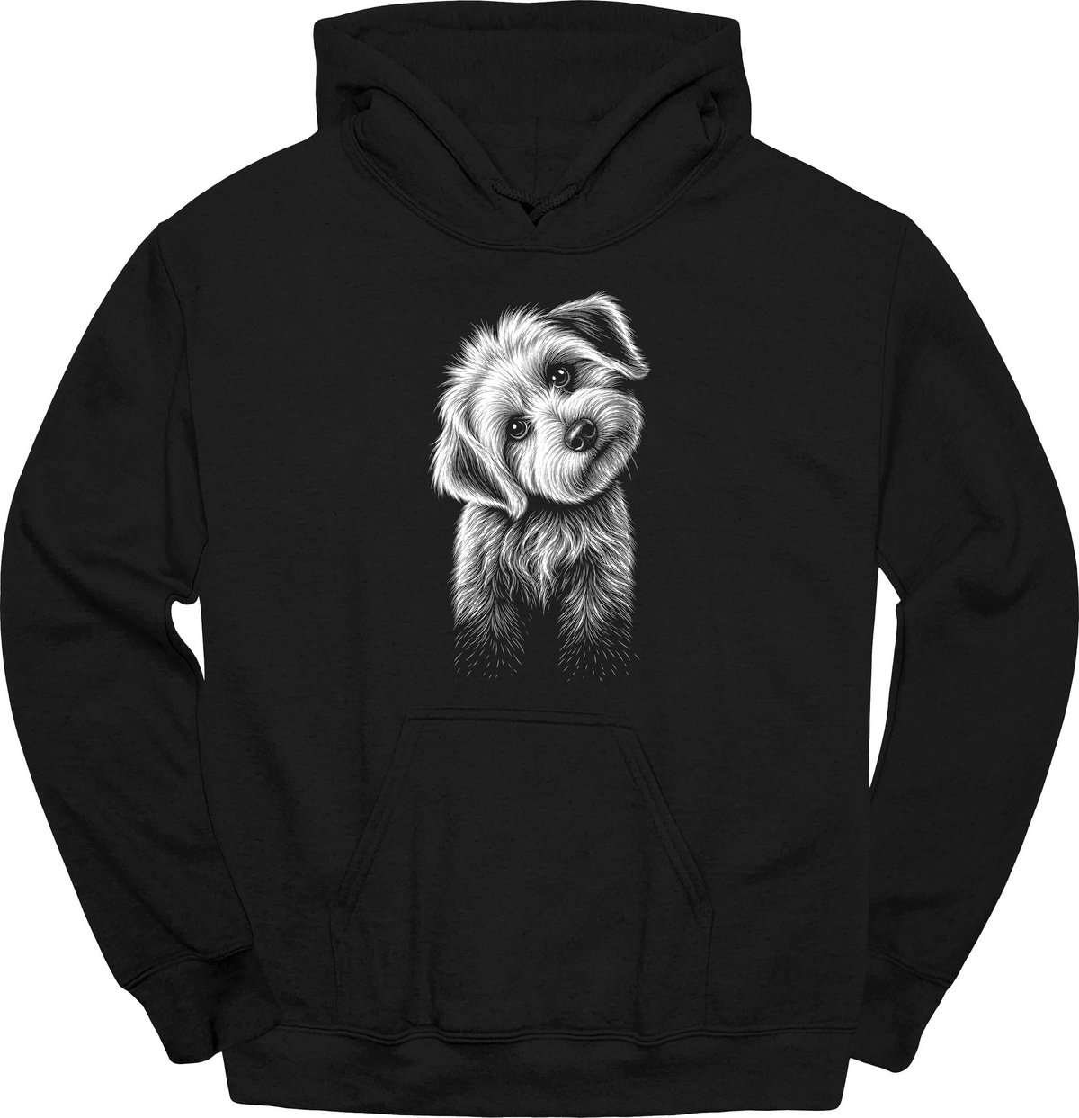 Coton De Tulear Tilted Dog Hoodie Gift For Dog Lover