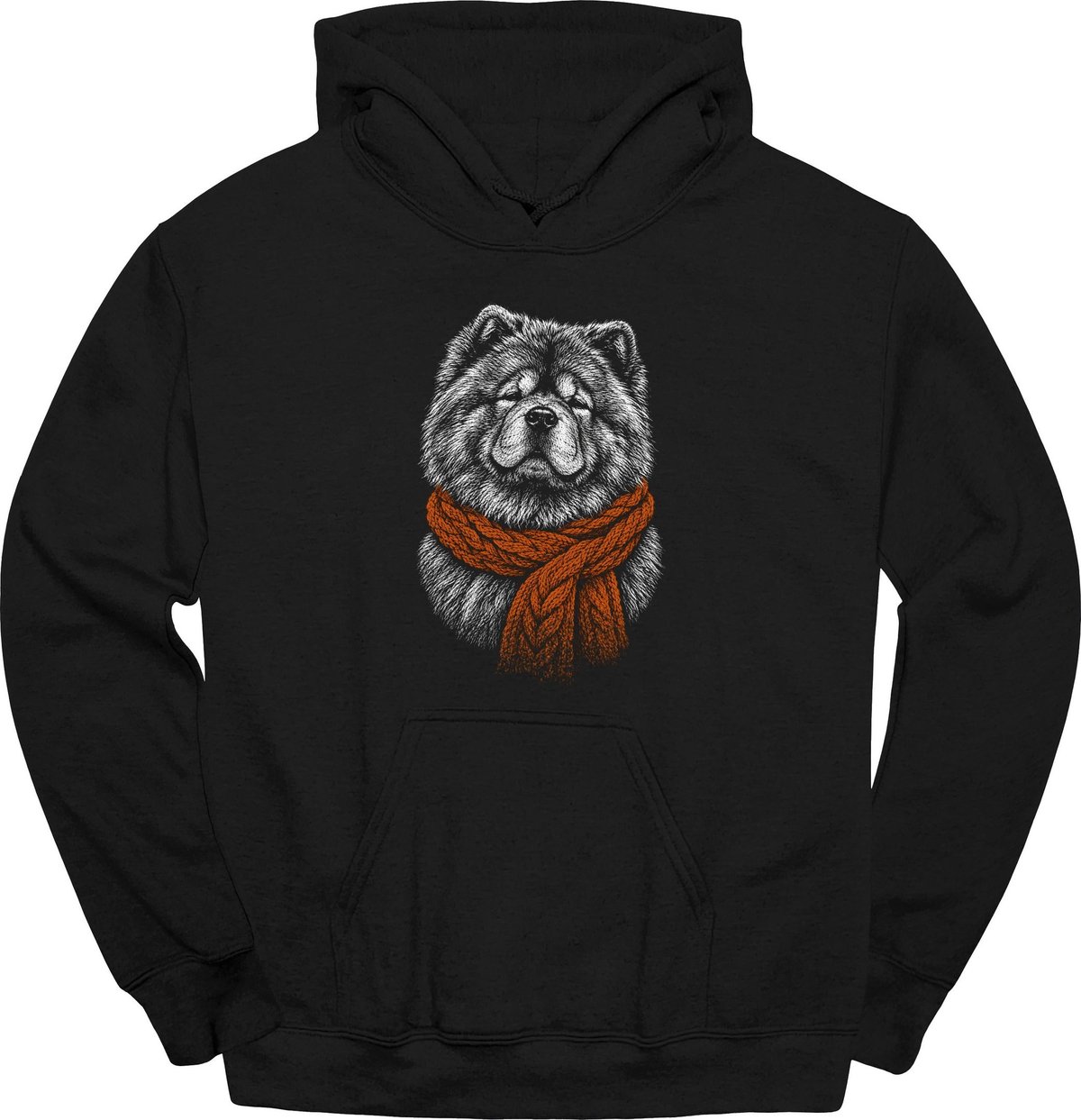 Chow Chow Winter Dog Hoodie Gift For Dog Lover