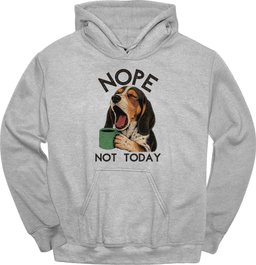 Coonhound Not Today Hoodie Gift For Dog Lover