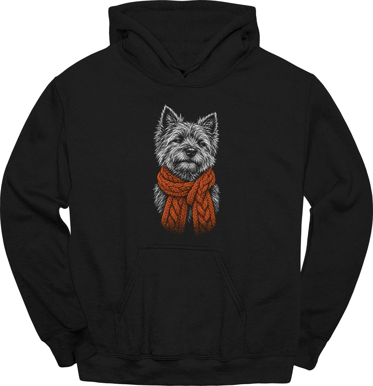 Cairn Terrier Winter Dog Hoodie Gift For Dog Lover