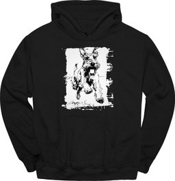 Giant Schnauzer Running Dog Hoodie Gift For Dog Lover