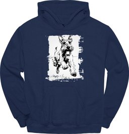 Giant Schnauzer Running Dog Hoodie Gift For Dog Lover