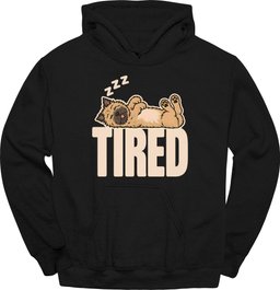 Cairns Terrier Tired Dog Hoodie Gift For Dog Lover