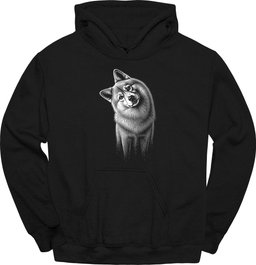 Finnish Spitz Tilted Dog Hoodie Gift For Dog Lover
