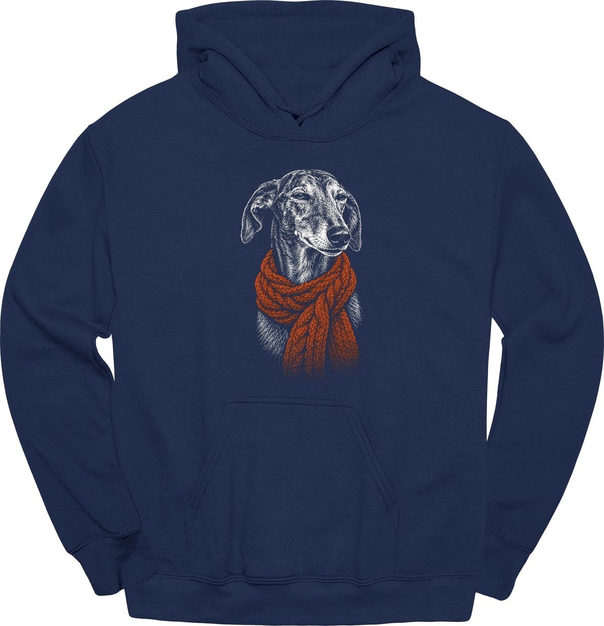 Galgo Winter Dog Hoodie Gift For Dog Lover