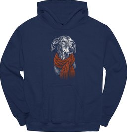 Galgo Winter Dog Hoodie Gift For Dog Lover