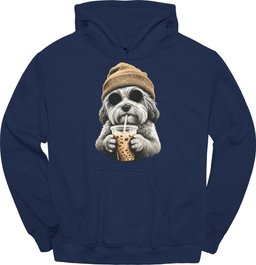 Havanese Hipster Dog Hoodie Gift For Dog Lover