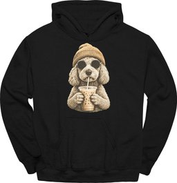 Goldendoodle Hipster Dog Hoodie Gift For Dog Lover
