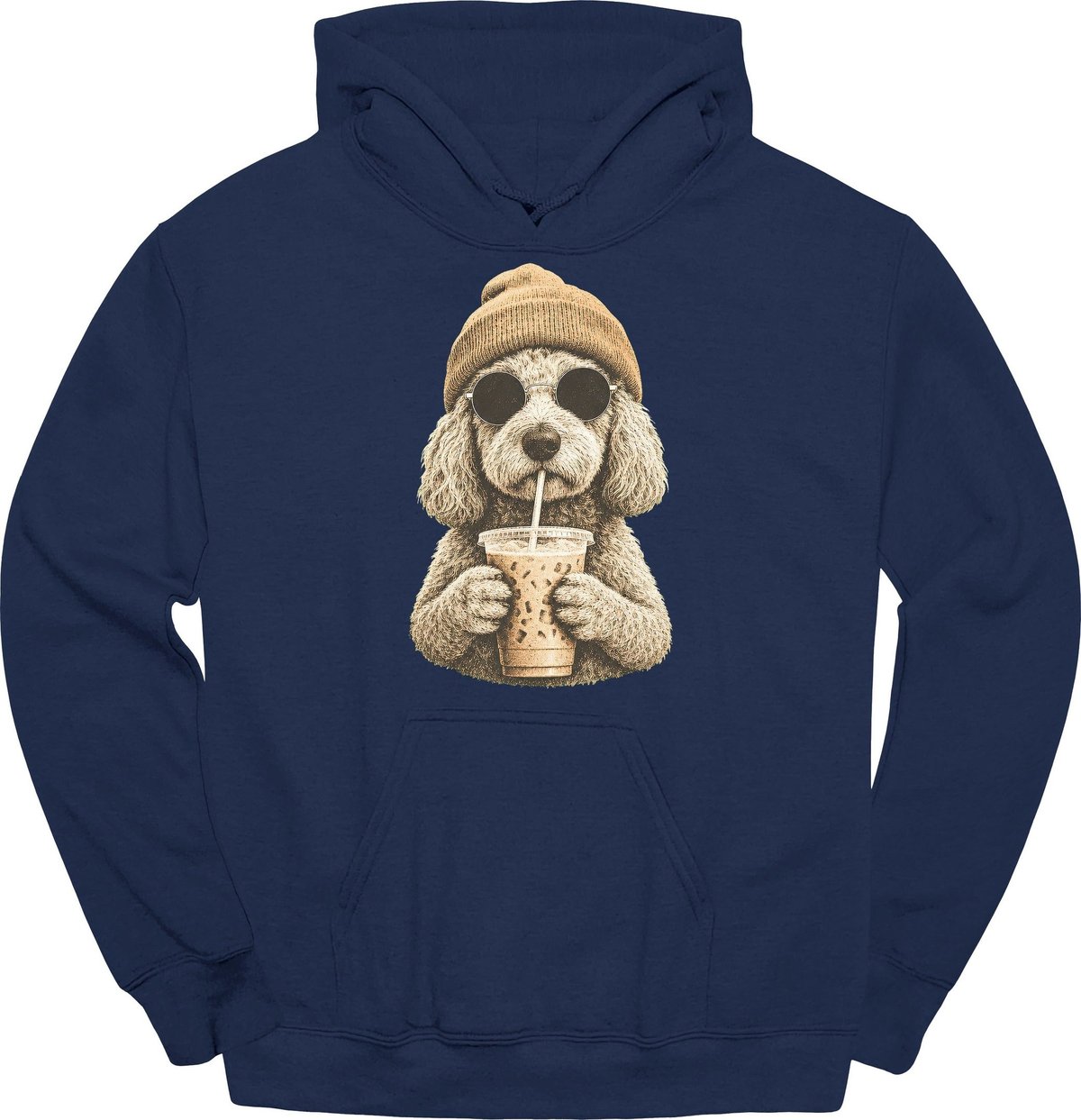 Goldendoodle Hipster Dog Hoodie Gift For Dog Lover