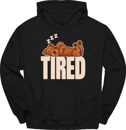 Irish Terrier Tired Dog Hoodie Gift For Dog Lover