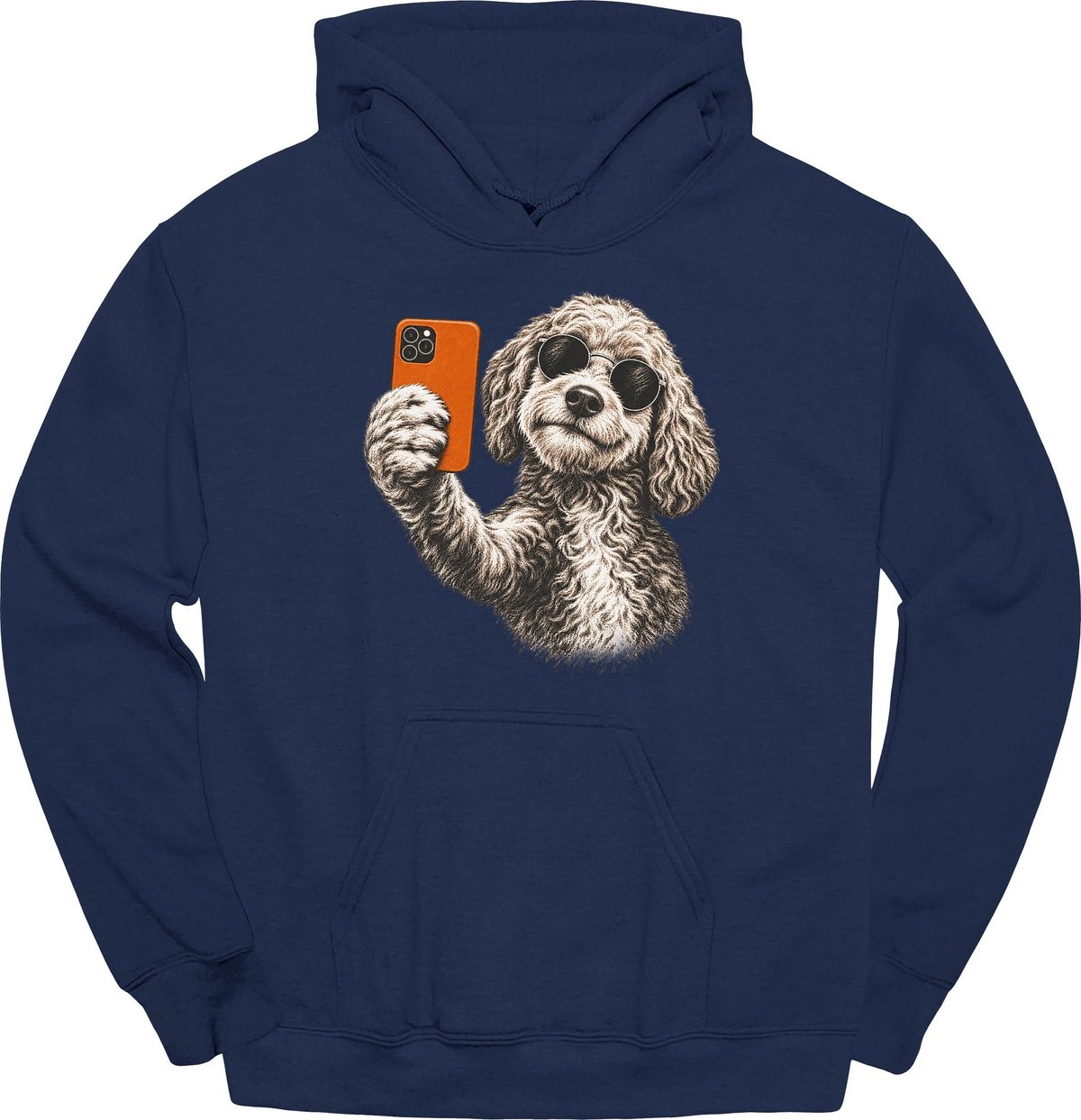 Goldendoodle Selfie Dog Hoodie Gift For Dog Lover
