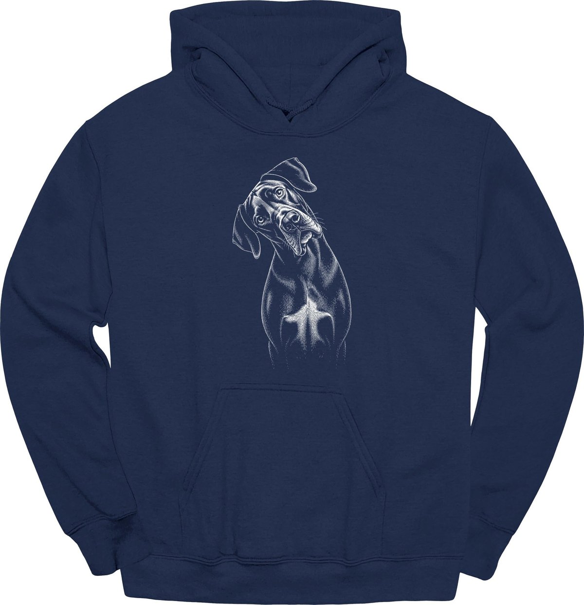 Great Dane Tilted Dog Hoodie Gift For Dog Lover