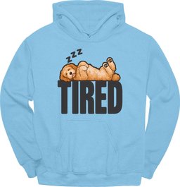 Goldendoodle Tired Dog Hoodie Gift For Dog Lover