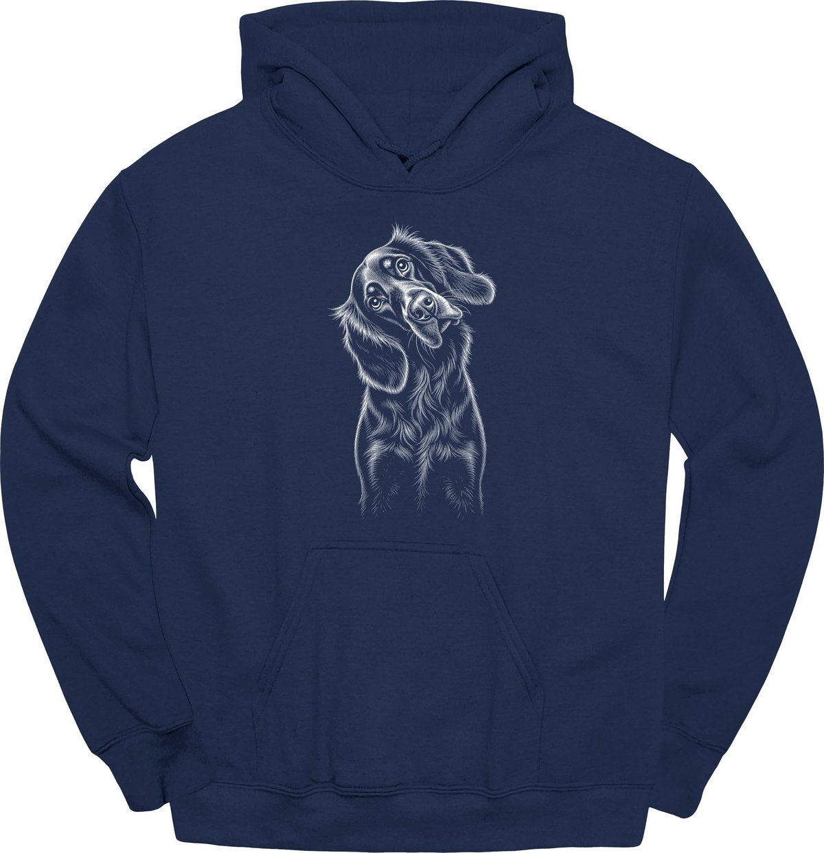 Gordon Setter Tilted Dog Hoodie Gift For Dog Lover
