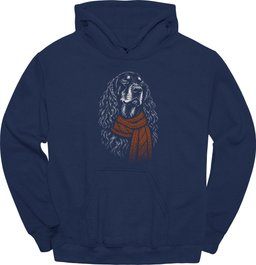 Gordon Setter Winter Dog Hoodie Gift For Dog Lover