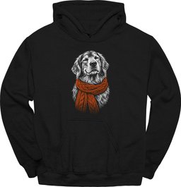 Golden Retriever Winter Dog Hoodie Gift For Dog Lover