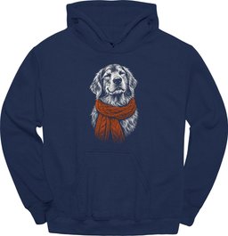 Golden Retriever Winter Dog Hoodie Gift For Dog Lover