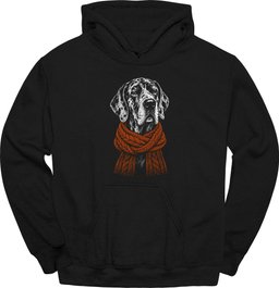 Great Dane Winter Dog Hoodie Gift For Dog Lover