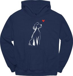 Goldendoodle Sketch Dog Hoodie Gift For Dog Lover