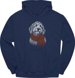 Goldendoodle Winter Dog Hoodie Gift For Dog Lover