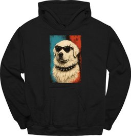 Great Pyrenees Punk Dog Hoodie Gift For Dog Lover