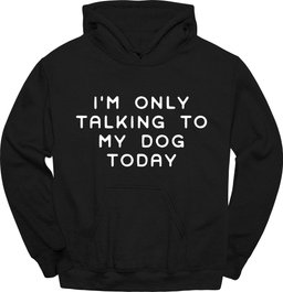 Im Only Talking To My Dog Hoodie Gift For Dog Lover
