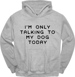 Im Only Talking To My Dog Hoodie Gift For Dog Lover