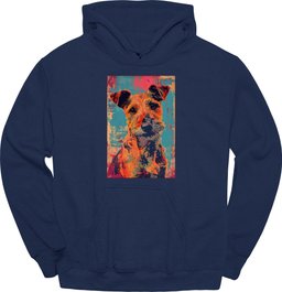 Irish Terrier Punk Dog Hoodie Gift For Dog Lover