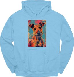 Irish Terrier Punk Dog Hoodie Gift For Dog Lover