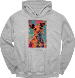 Irish Terrier Punk Dog Hoodie Gift For Dog Lover