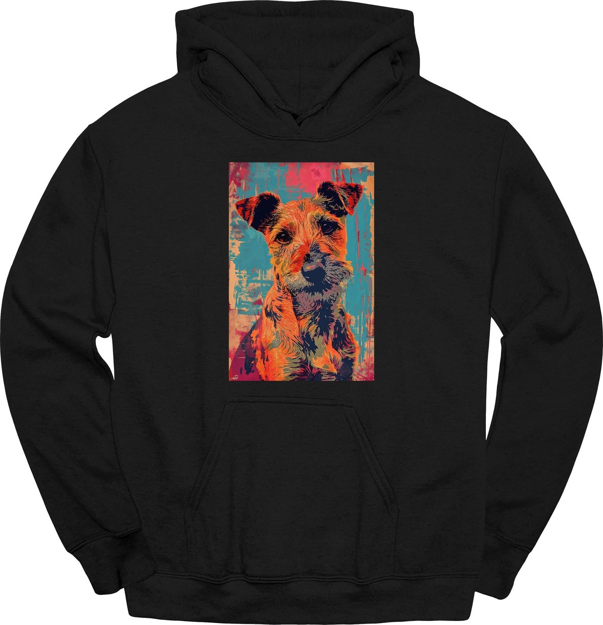 Irish Terrier Punk Dog Hoodie Gift For Dog Lover