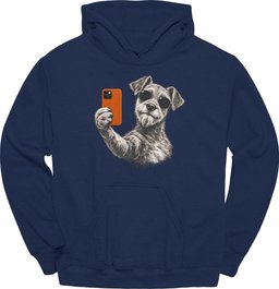 Irish Terrier Selfie Dog Hoodie Gift For Dog Lover