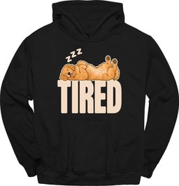 Golden Retriever Tired Dog Hoodie Gift For Dog Lover
