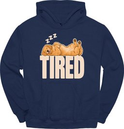 Golden Retriever Tired Dog Hoodie Gift For Dog Lover