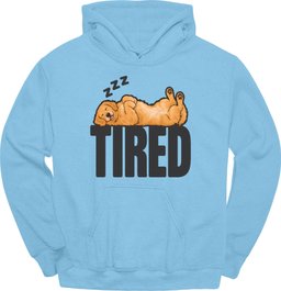 Golden Retriever Tired Dog Hoodie Gift For Dog Lover