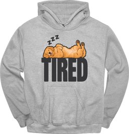 Golden Retriever Tired Dog Hoodie Gift For Dog Lover
