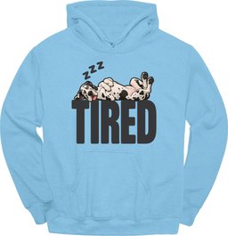Great Dane Tired Dog Hoodie Gift For Dog Lover