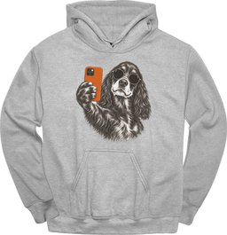 Gordon Setter Selfie Dog Hoodie Gift For Dog Lover