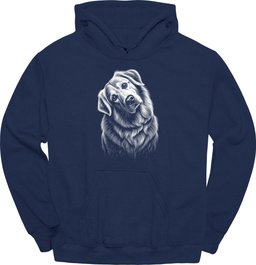 Great Pyrenees Tilted Dog Hoodie Gift For Dog Lover