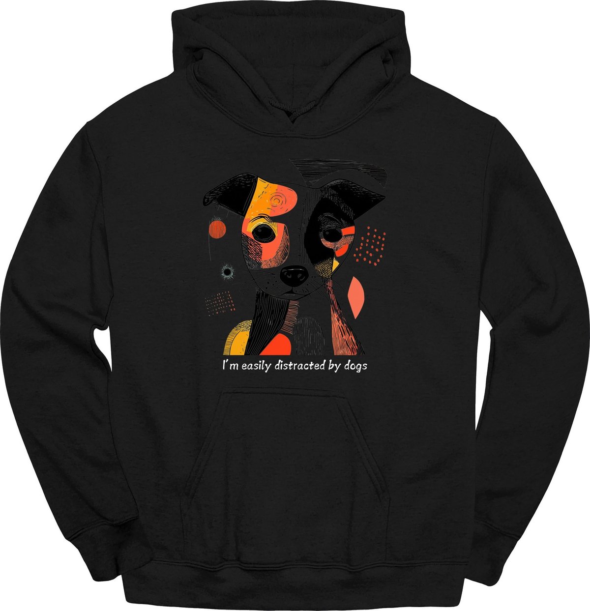 Im Easily Distracted By Dogs 7 Hoodie Gift For Dog Lover