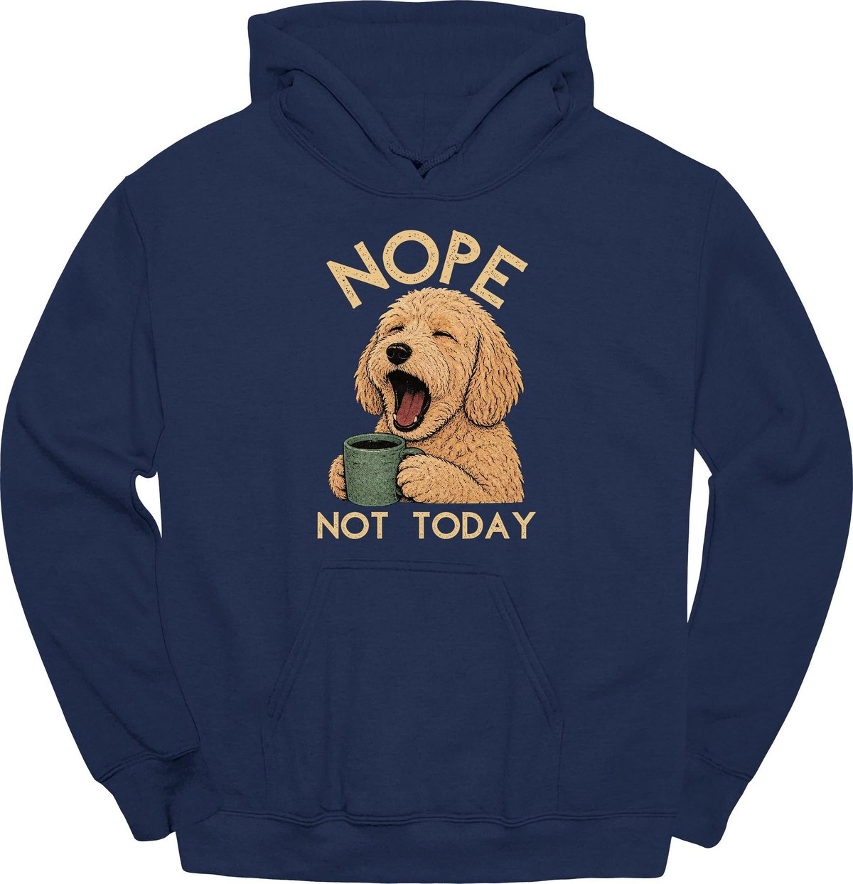 Goldendoodle Not Today Hoodie Gift For Dog Lover