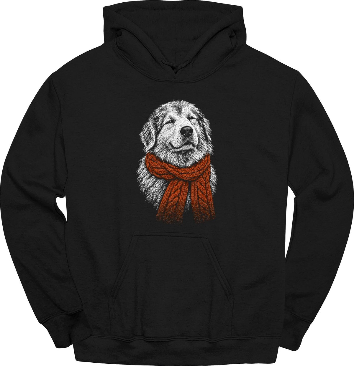 Great Pyrenees Winter Dog Hoodie Gift For Dog Lover