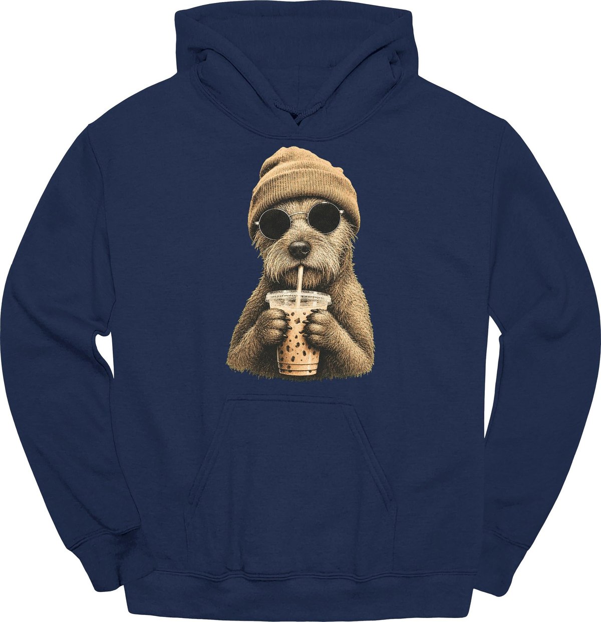 Irish Terrier Hipster Dog Hoodie Gift For Dog Lover