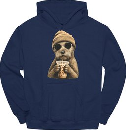 Irish Terrier Hipster Dog Hoodie Gift For Dog Lover