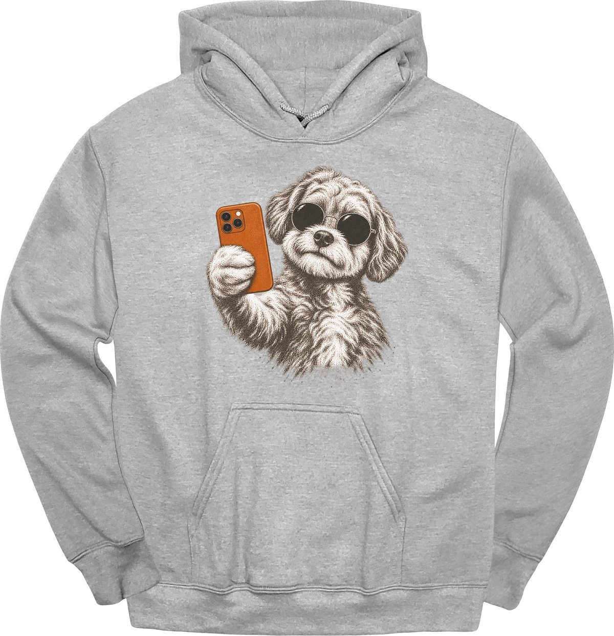 Maltipoo Selfie Dog Hoodie Gift For Dog Lover