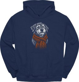Mutt Winter Dog Hoodie Gift For Dog Lover