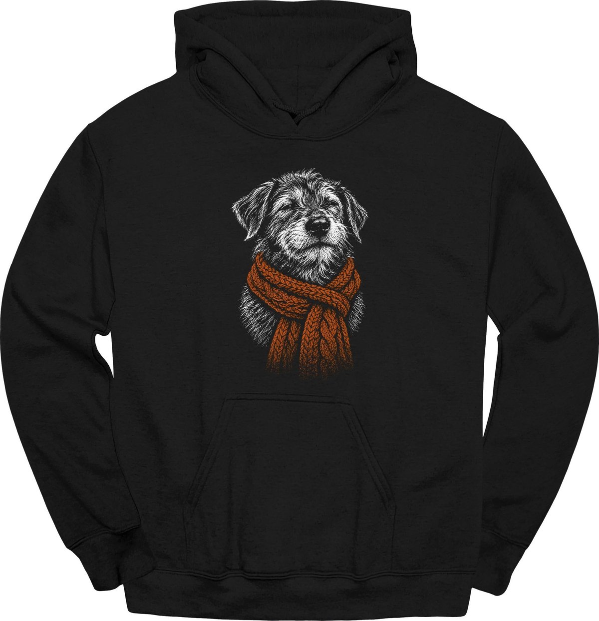 Mutt Winter Dog Hoodie Gift For Dog Lover