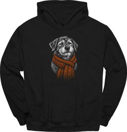 Mutt Winter Dog Hoodie Gift For Dog Lover