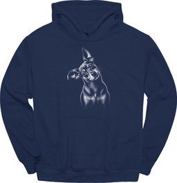 Miniature Pinscher Tilted Dog Hoodie Gift For Dog Lover