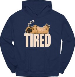Mastiff Tired Dog Hoodie Gift For Dog Lover